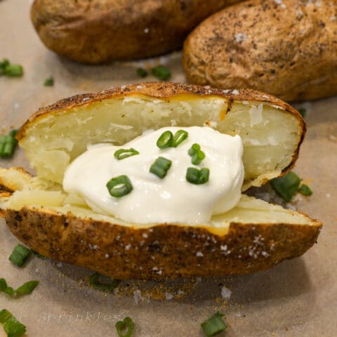 Ninja Foodi Grill Baked Potato-image