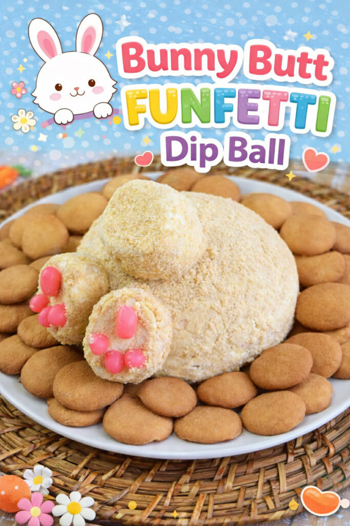 bunny butt funfetti dip ball pin new