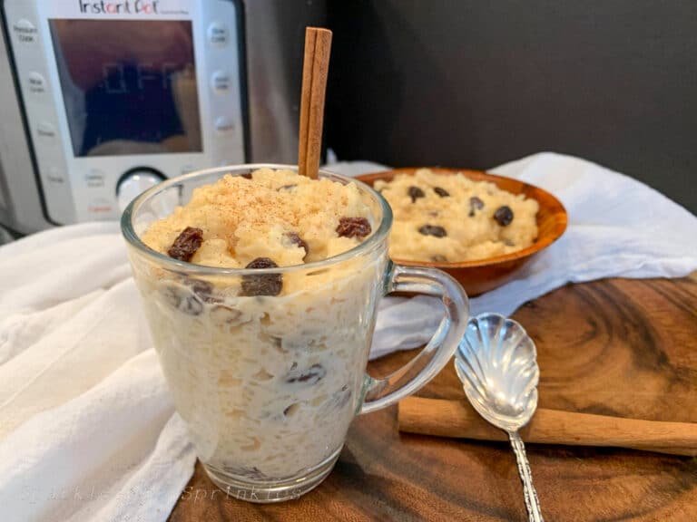 instant pot rice pudding