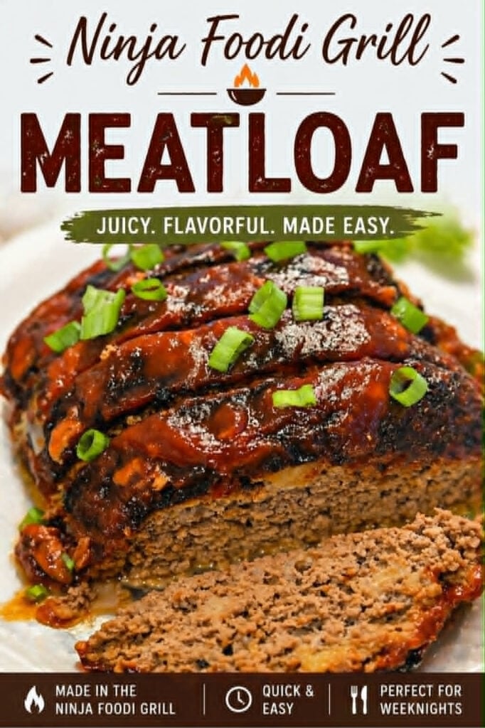 ninja foodi grill meatloaf pin