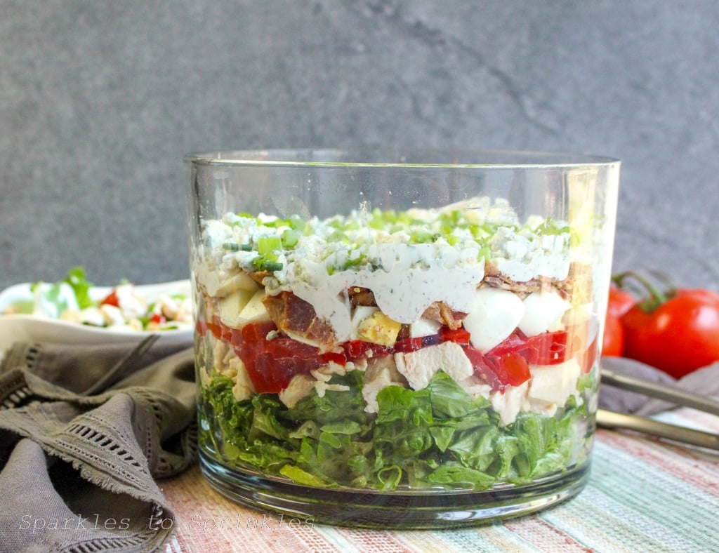 cobb salad trifle
