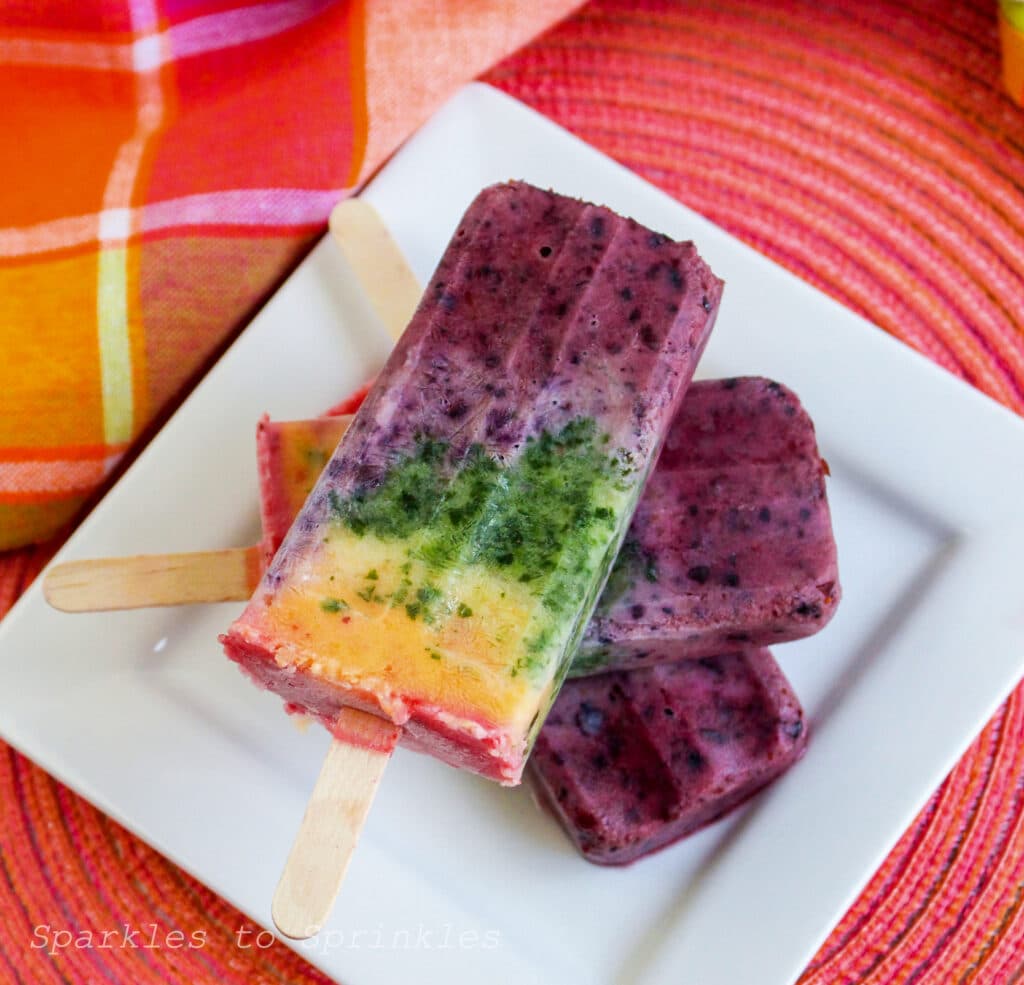 rainbow popsicles