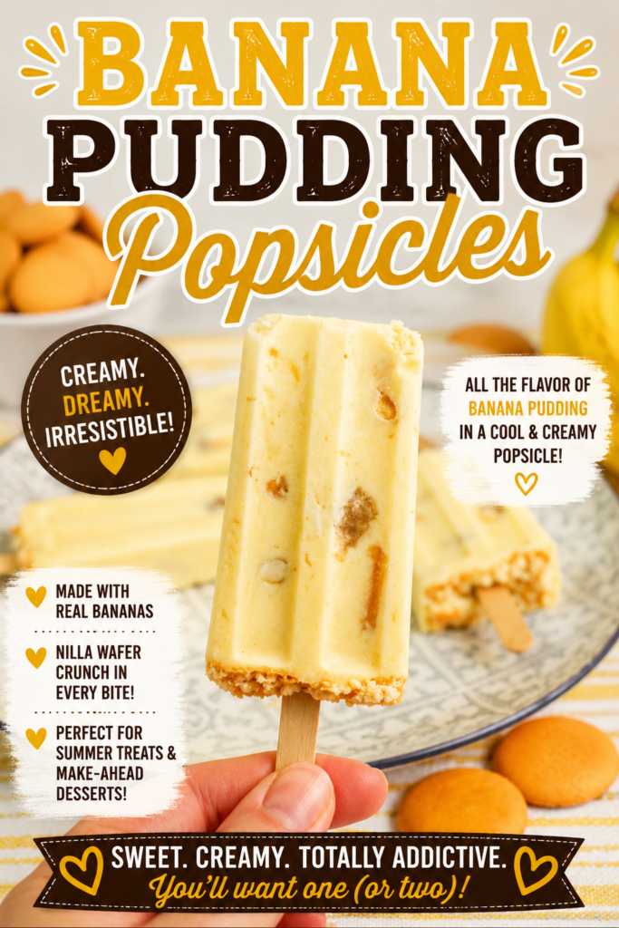 banana pudding popsicles pin new