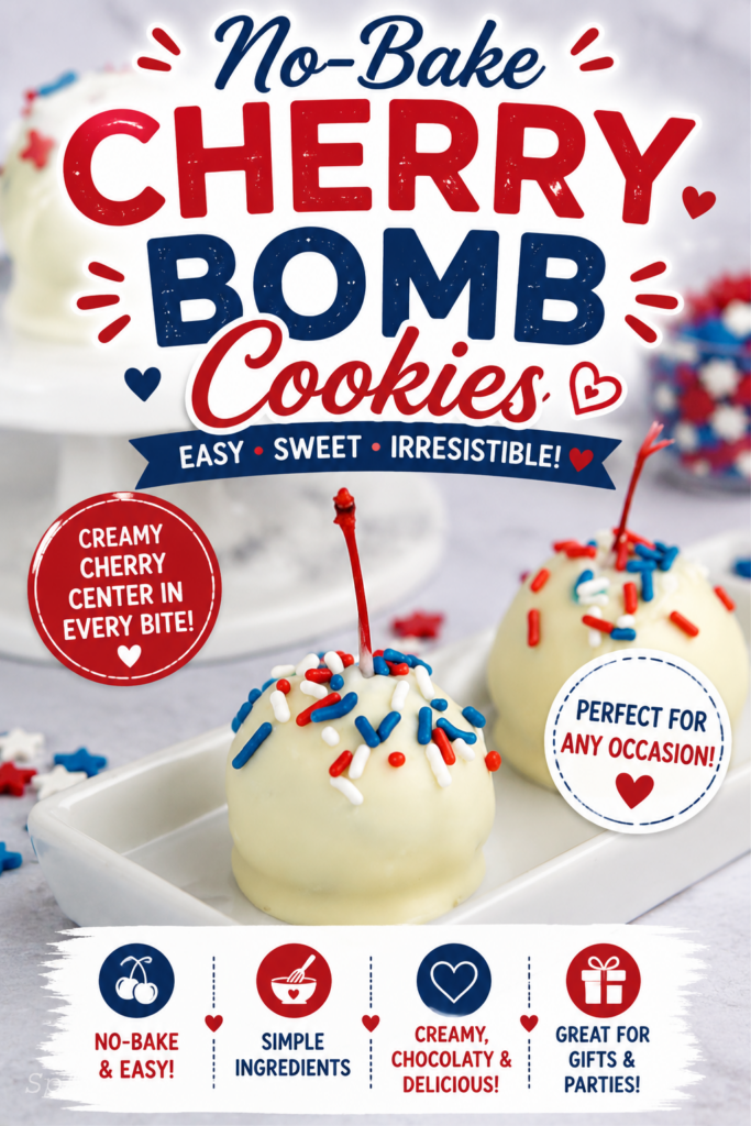 no bake cherry bomb cookies pin new