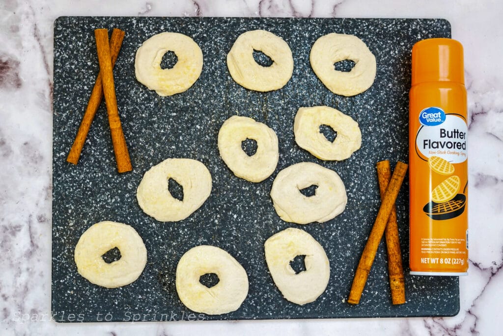 make donut shapes
