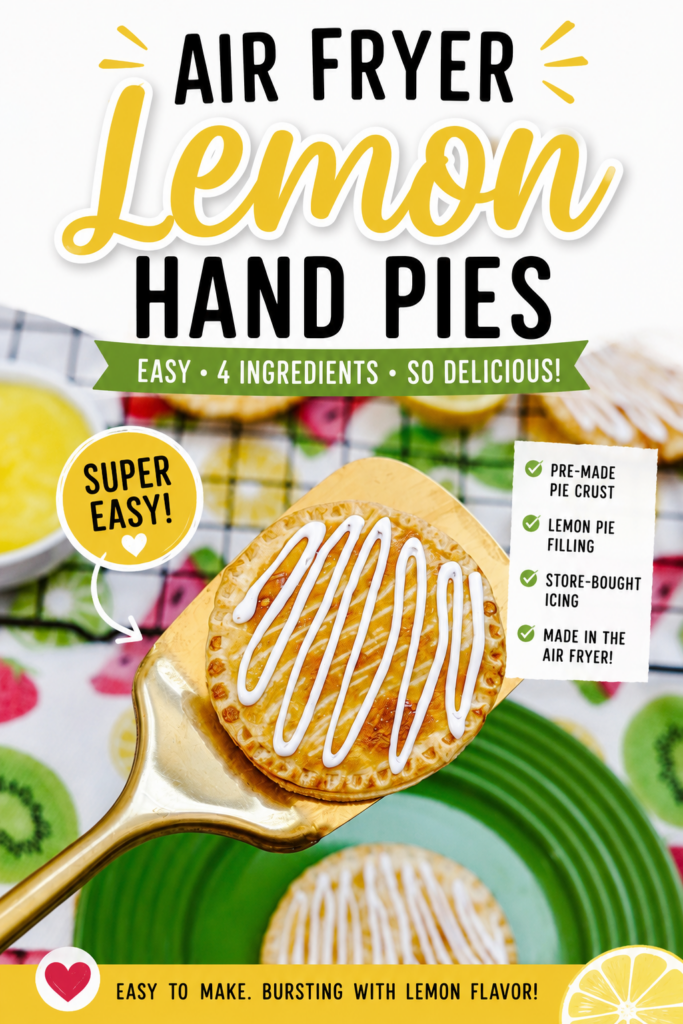 air fryer lemon hand pies