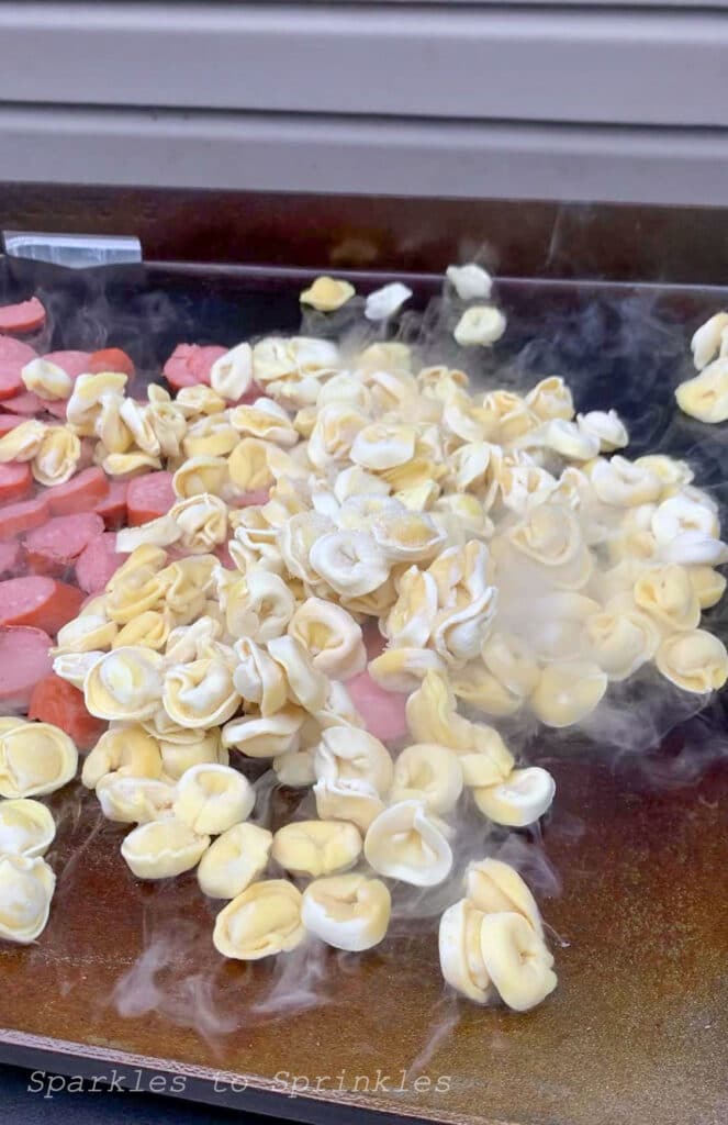 put tortellini on the grill