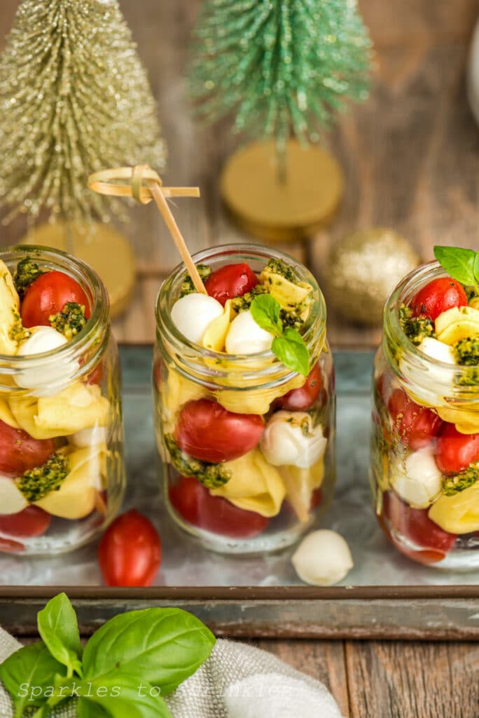 individual caprese salad