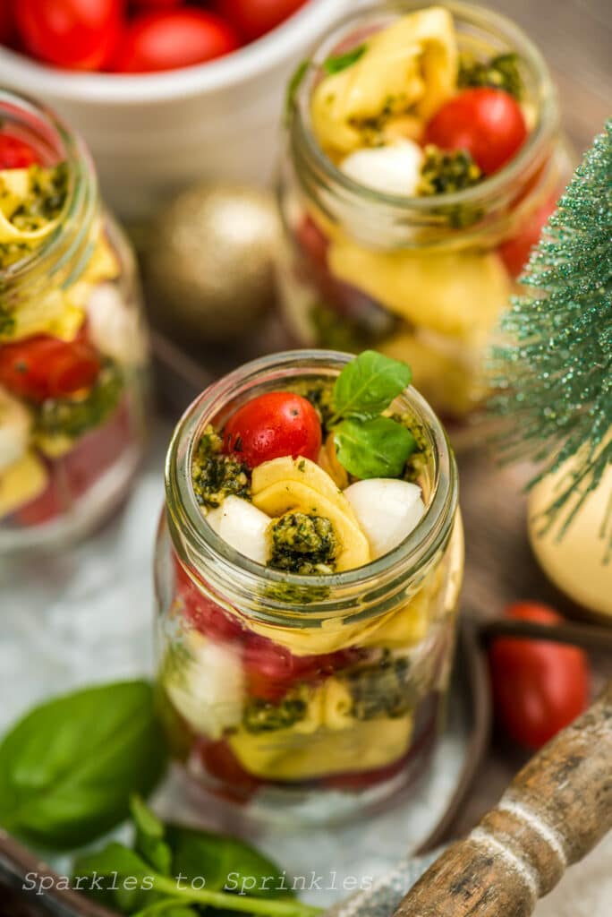 individual caprese salad