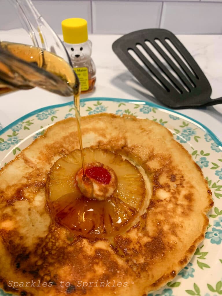 blackstone pineapple upside down pancakes