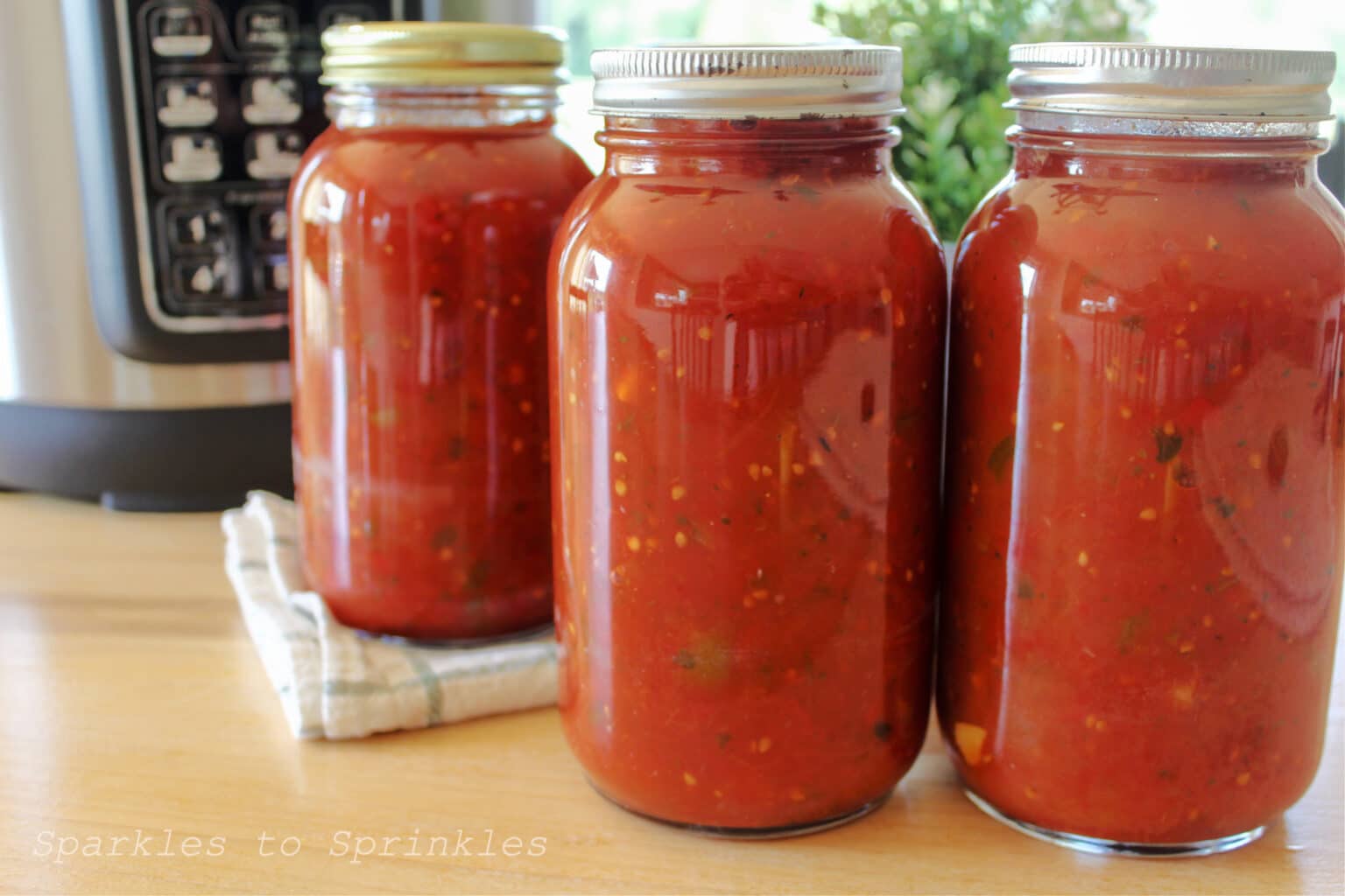 Homemade Spaghetti Sauce + Canning Instructions - Sparkles to Sprinkles