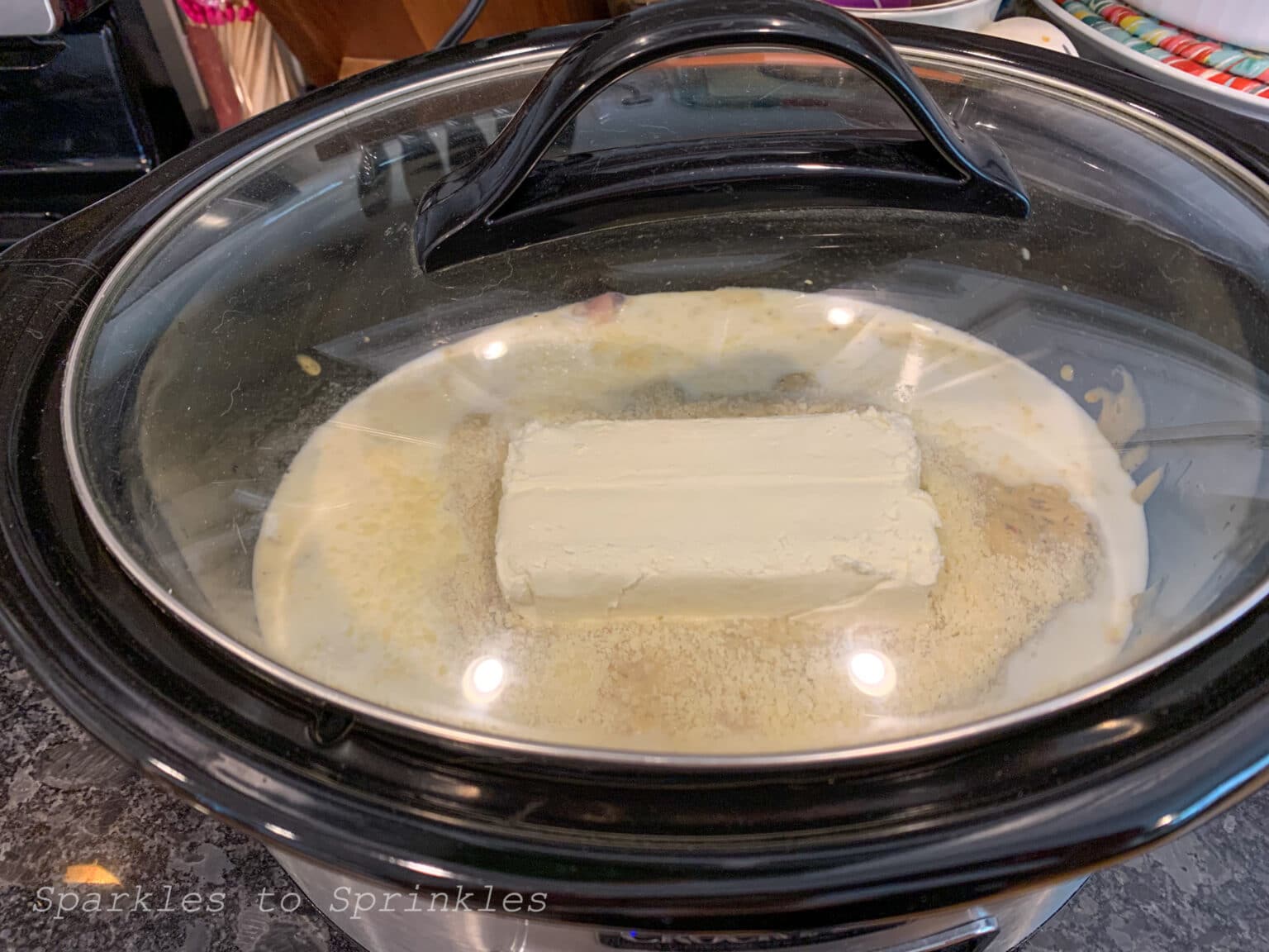 Crockpot Buffalo Wild Wings Garlic Parmesan Chicken Pasta Sparkles To 