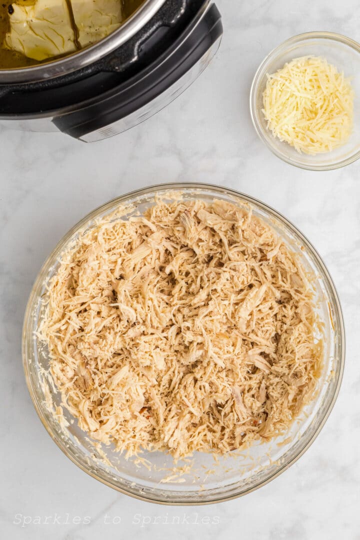 Instant Pot Buffalo Wild Wings Parmesan Garlic Chicken Pasta Sparkles to Sprinkles