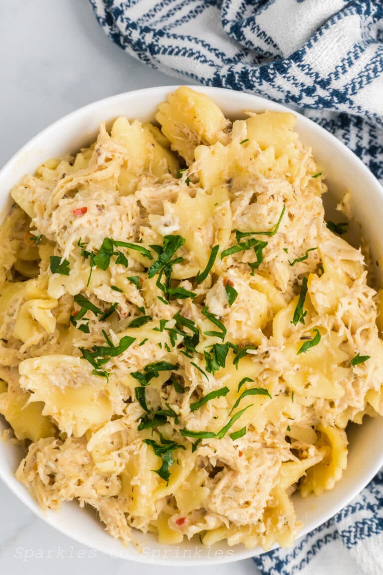 Instant Pot Buffalo Wild Wings Parmesan Garlic Chicken Pasta Sparkles