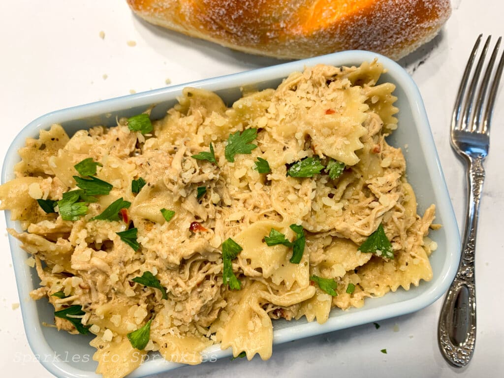instant pot buffalo wild wings parmesan garlic chicken pasta