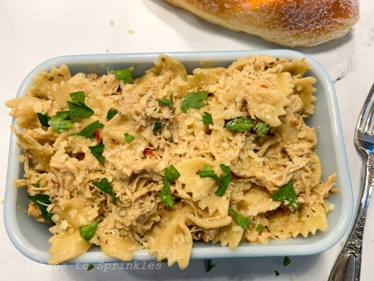 instant pot buffalo wild wings parmesan garlic sauce chicken pasta