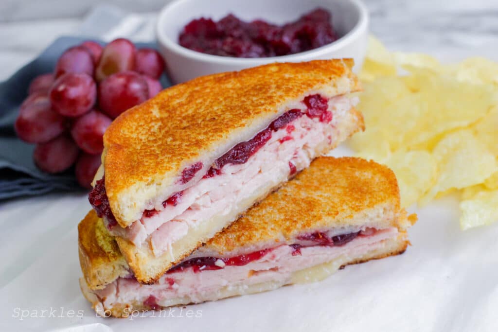 turkey cranberry grilled cheese