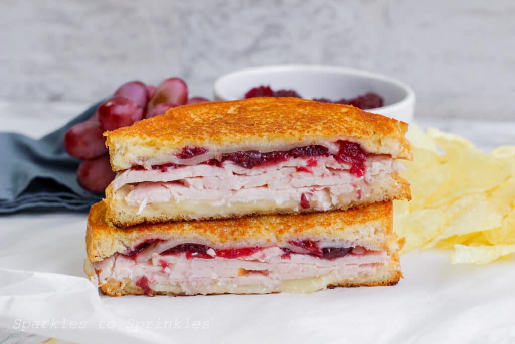 turkey cranberry grilled cheese