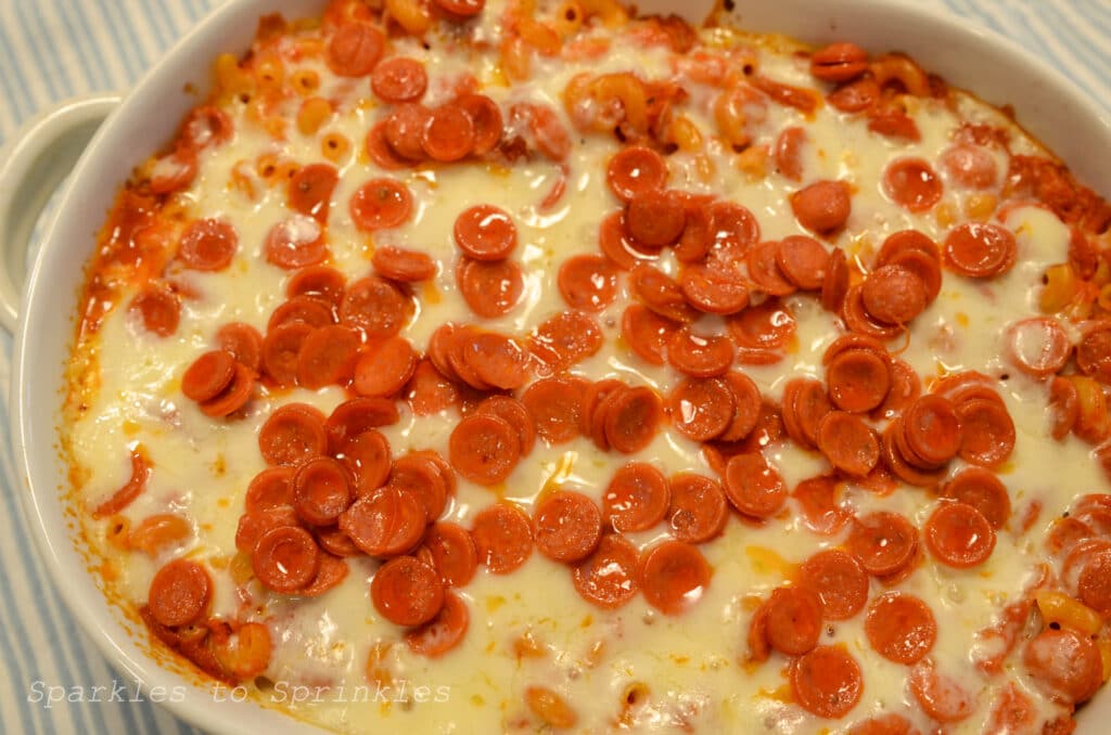 dump and bake pizza casserole