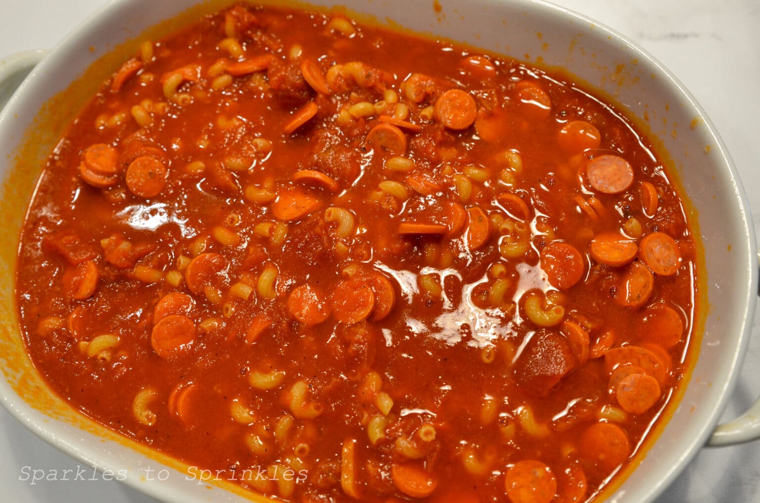 Dump And Bake Pizza Casserole Sparkles to Sprinkles