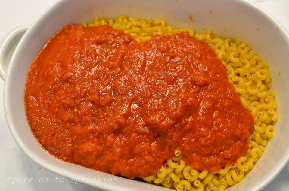 Dump And Bake Pizza Casserole Sparkles to Sprinkles