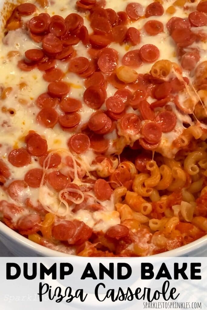 dump and bae pizza casserole