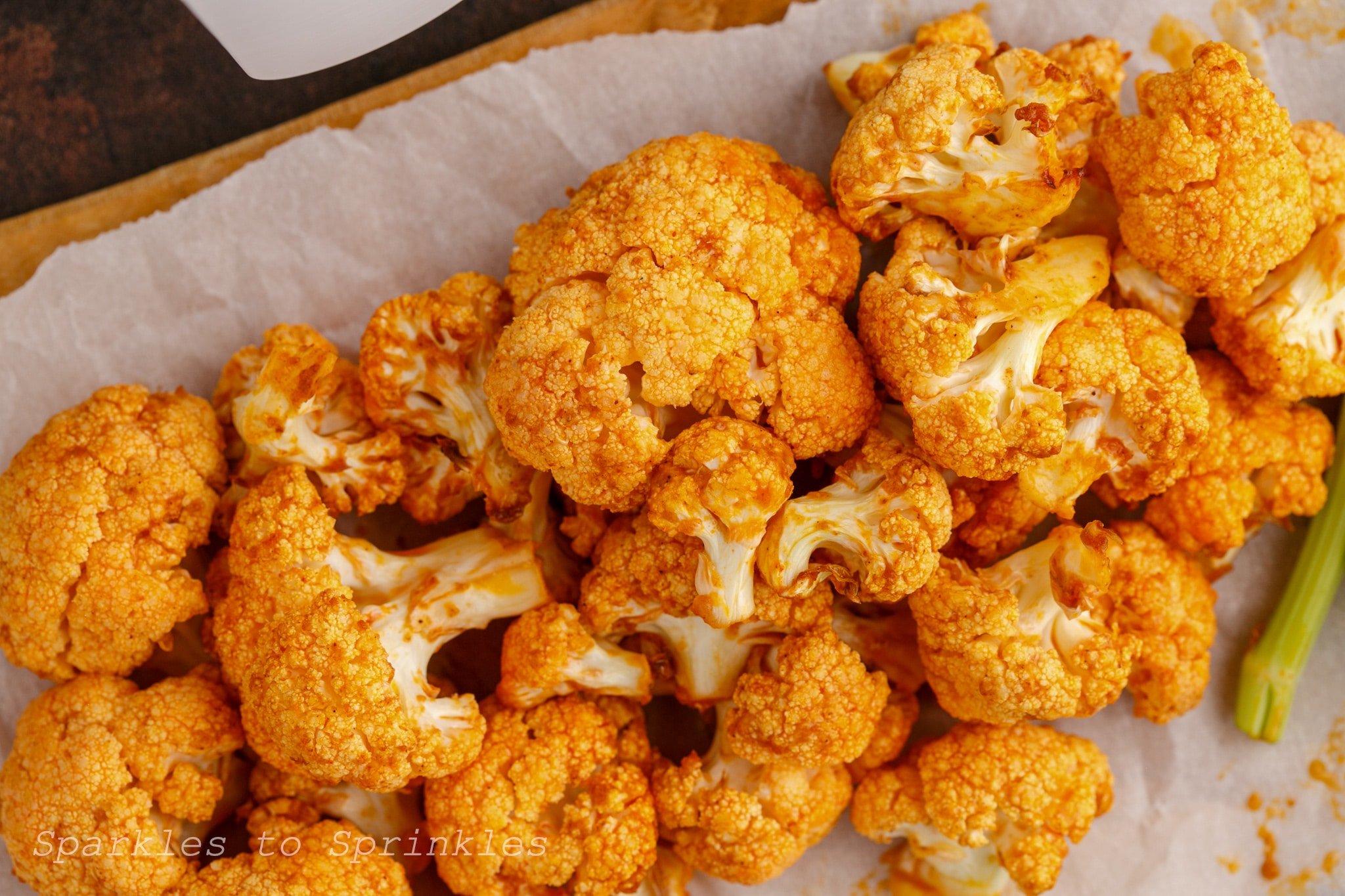 Air Fryer Buffalo Cauliflower Bites