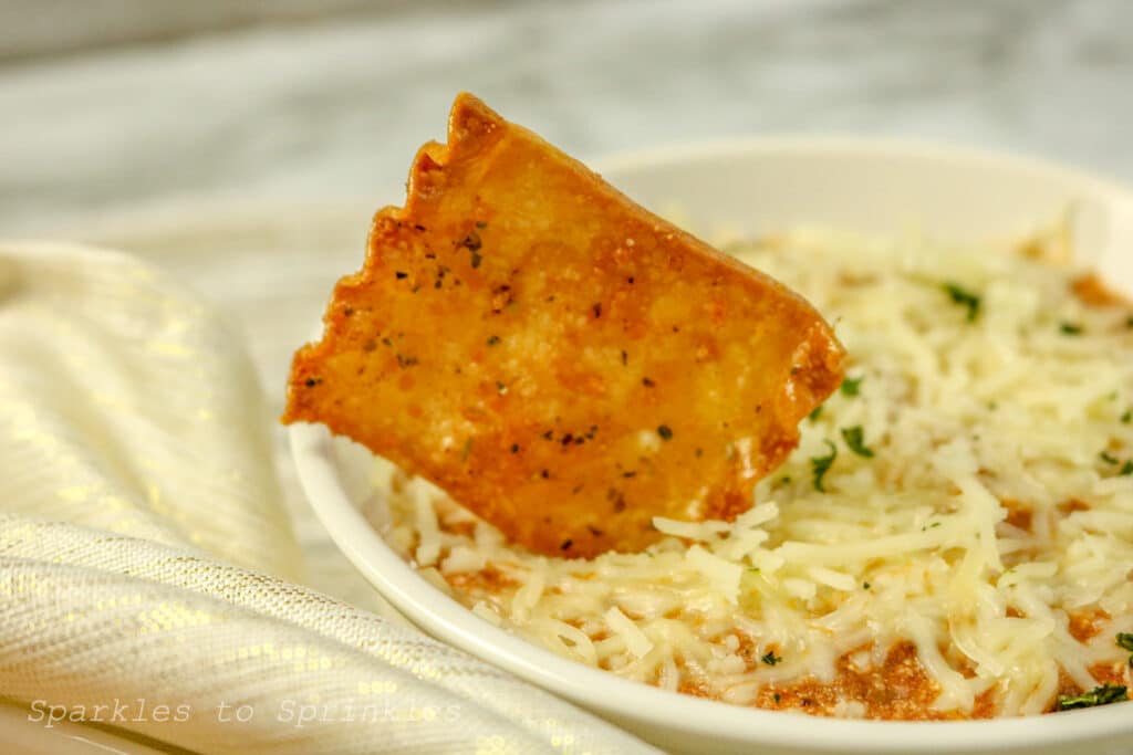 air fryer pasta chips