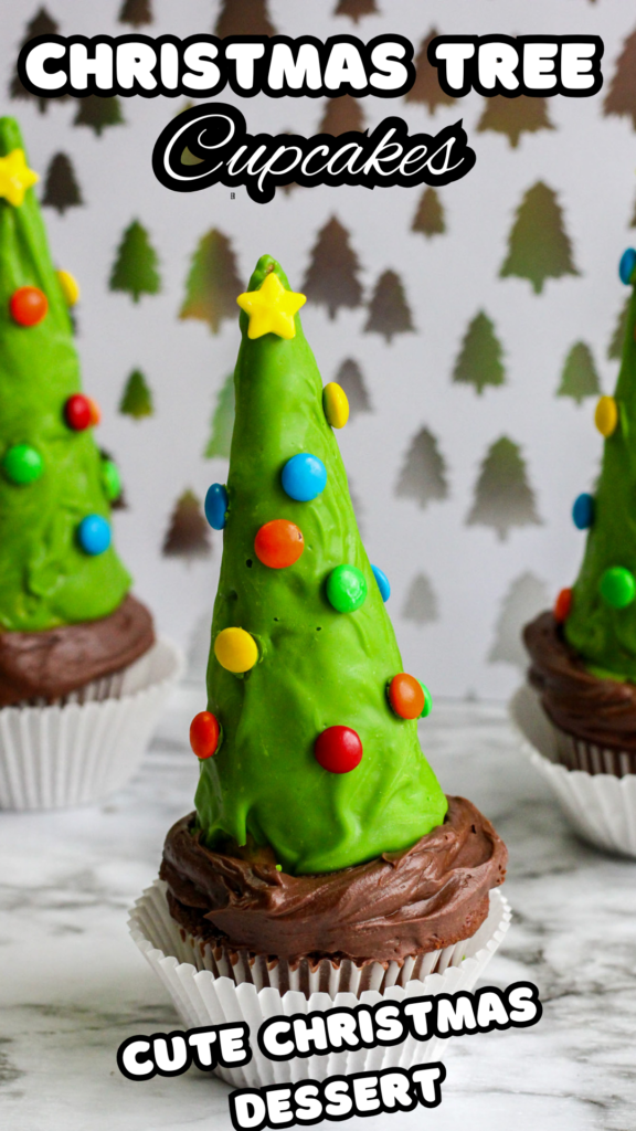 christmas tree cupcakes long pin