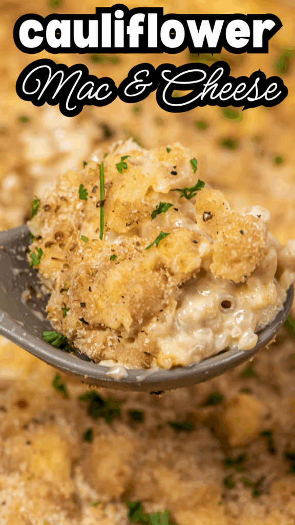 cauliflower mac and cheese long pin