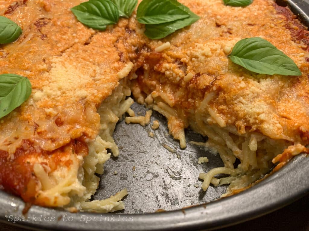 spaghetti pie
