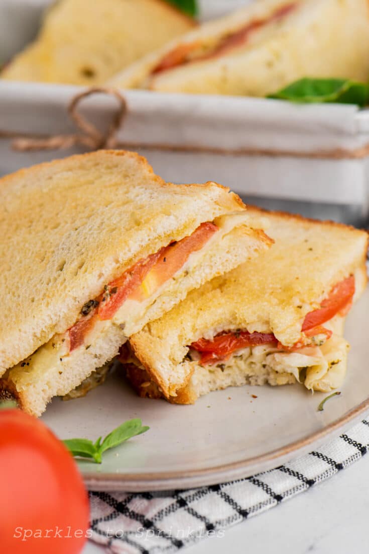 Air Fryer Caprese Panini Sparkles to Sprinkles