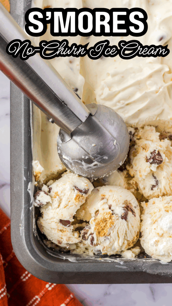 smores no churn ice cream long pin
