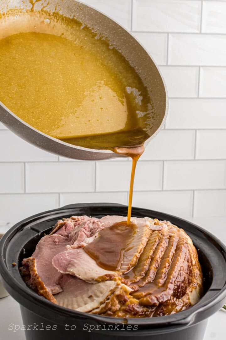 Slow Cooker Honey Dijon Ham Sparkles to Sprinkles