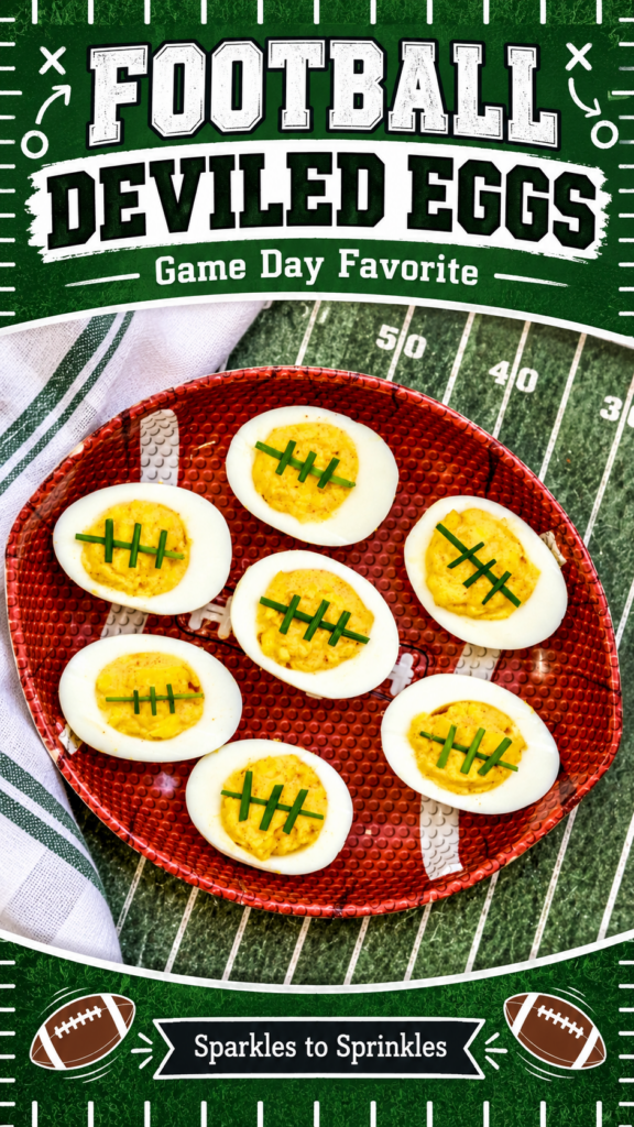 football deviled eggs pin new