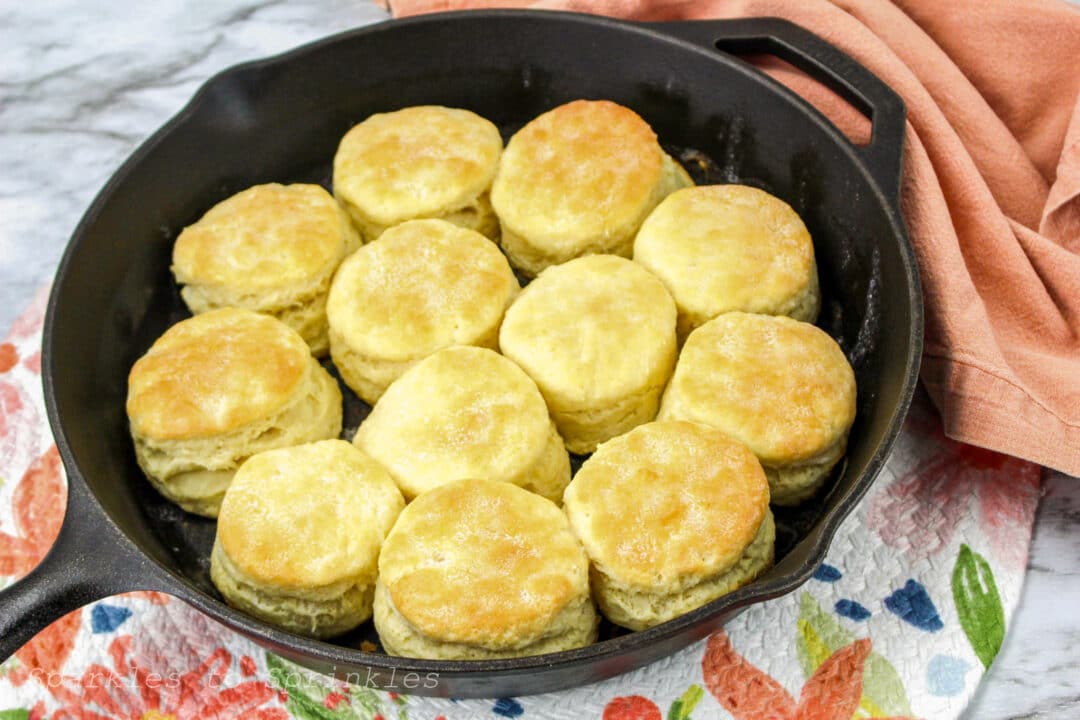 Cast Iron Buttermilk Biscuits Sparkles to Sprinkles