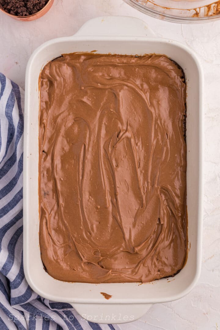 Chocolate Cake Mix Cheesecake Bars Sparkles to Sprinkles