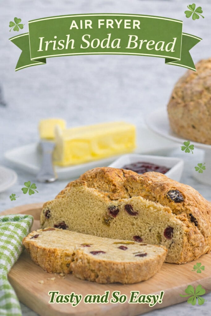 air fryer irish soda bread pin new 1