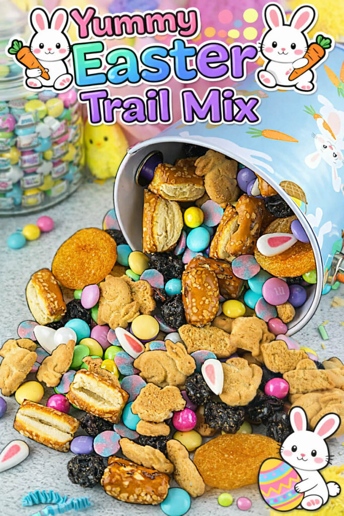 easter trail mix pin new