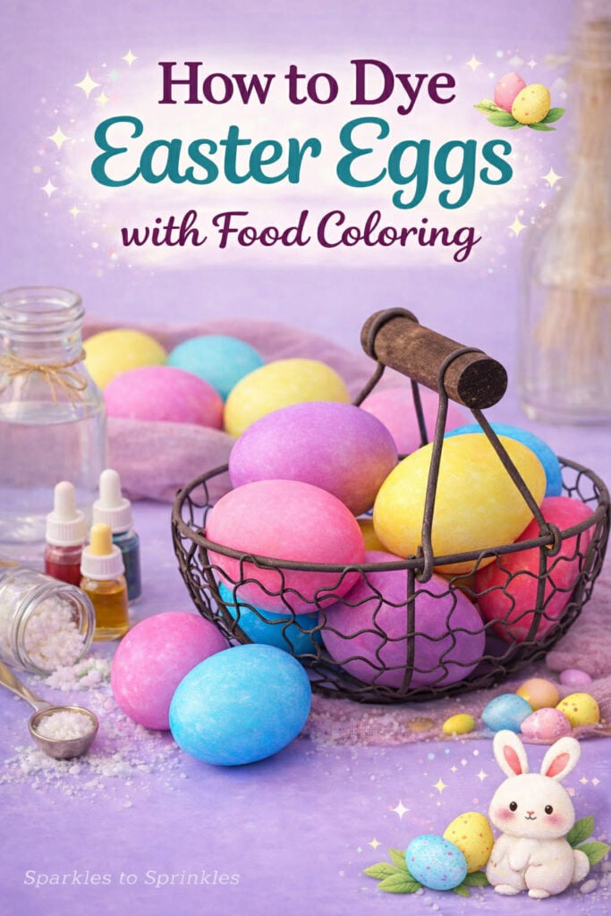 how to dye easter eggs with food coloring pin new