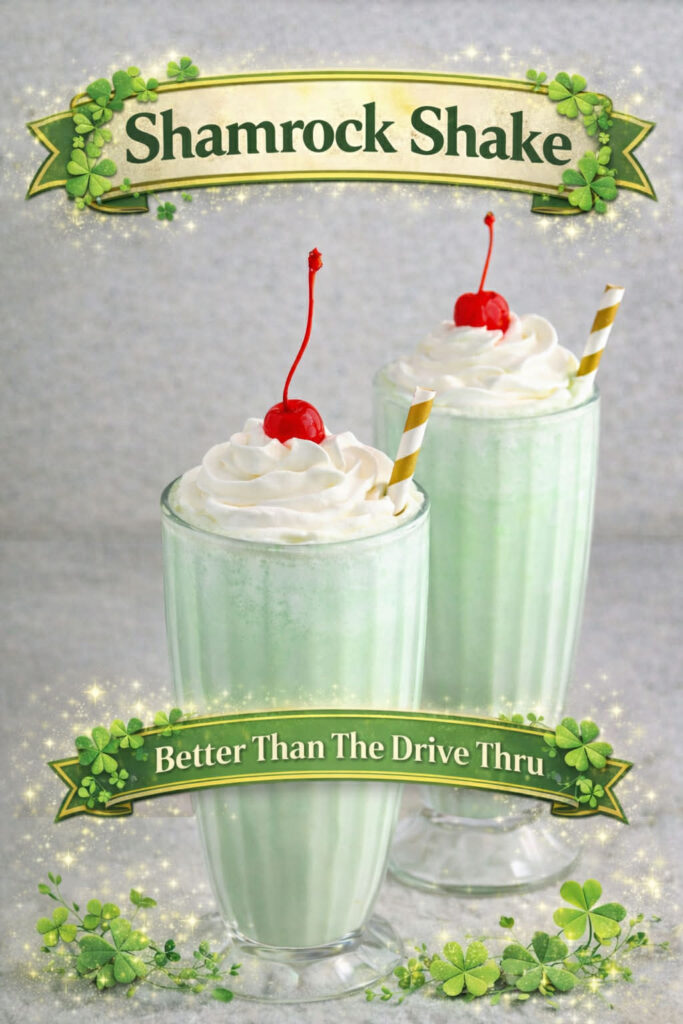 shamrock shake pin new