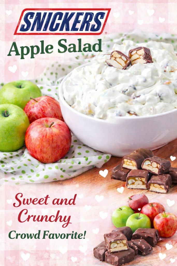 snickers apple salad pin new
