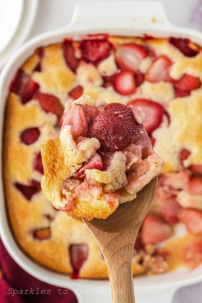 strawberry cobbler