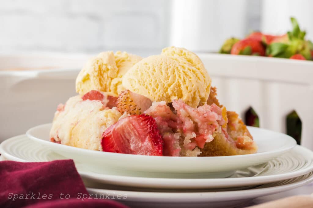 strawberry cobbler