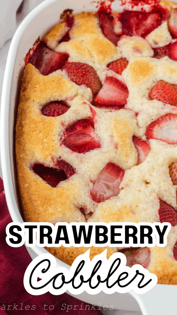 strawberry cobbler long pin