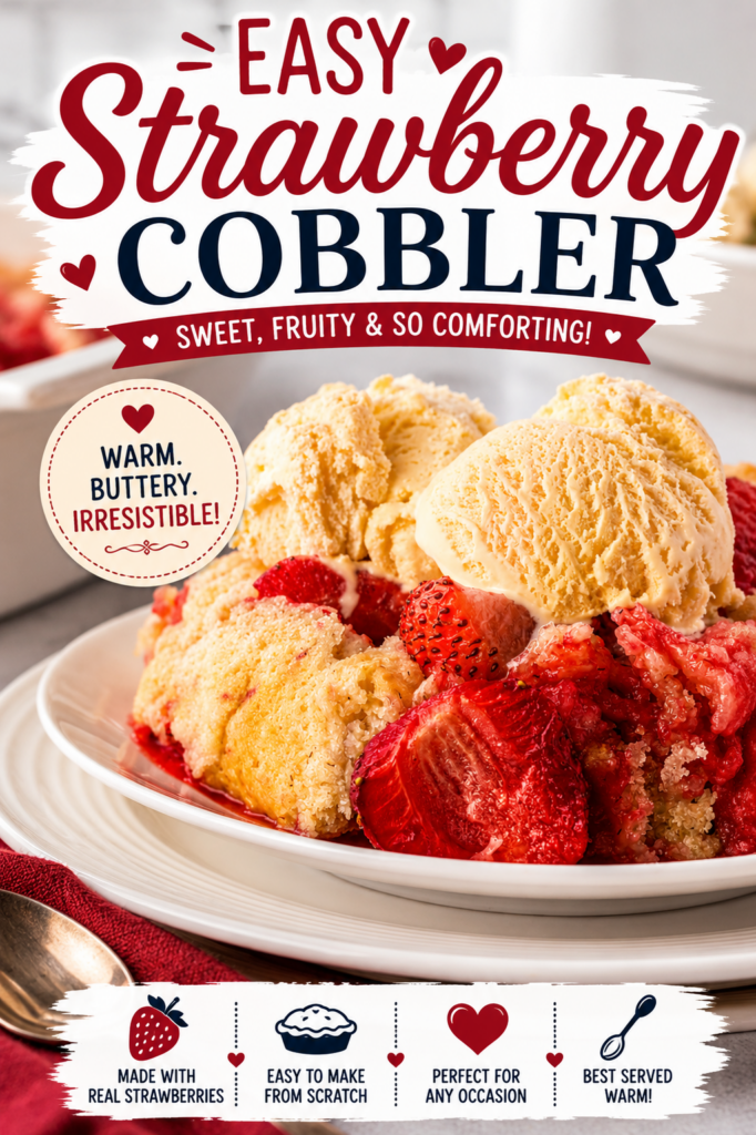 strawberry cobbler pin new