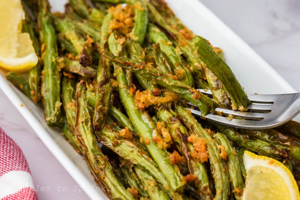 Air Fryer Parmesan Green Beans 