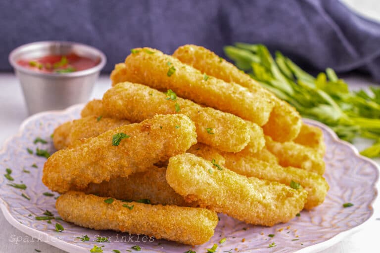 Ninja Foodi Or Air Fryer Eggplant Parmesan Sparkles to Sprinkles