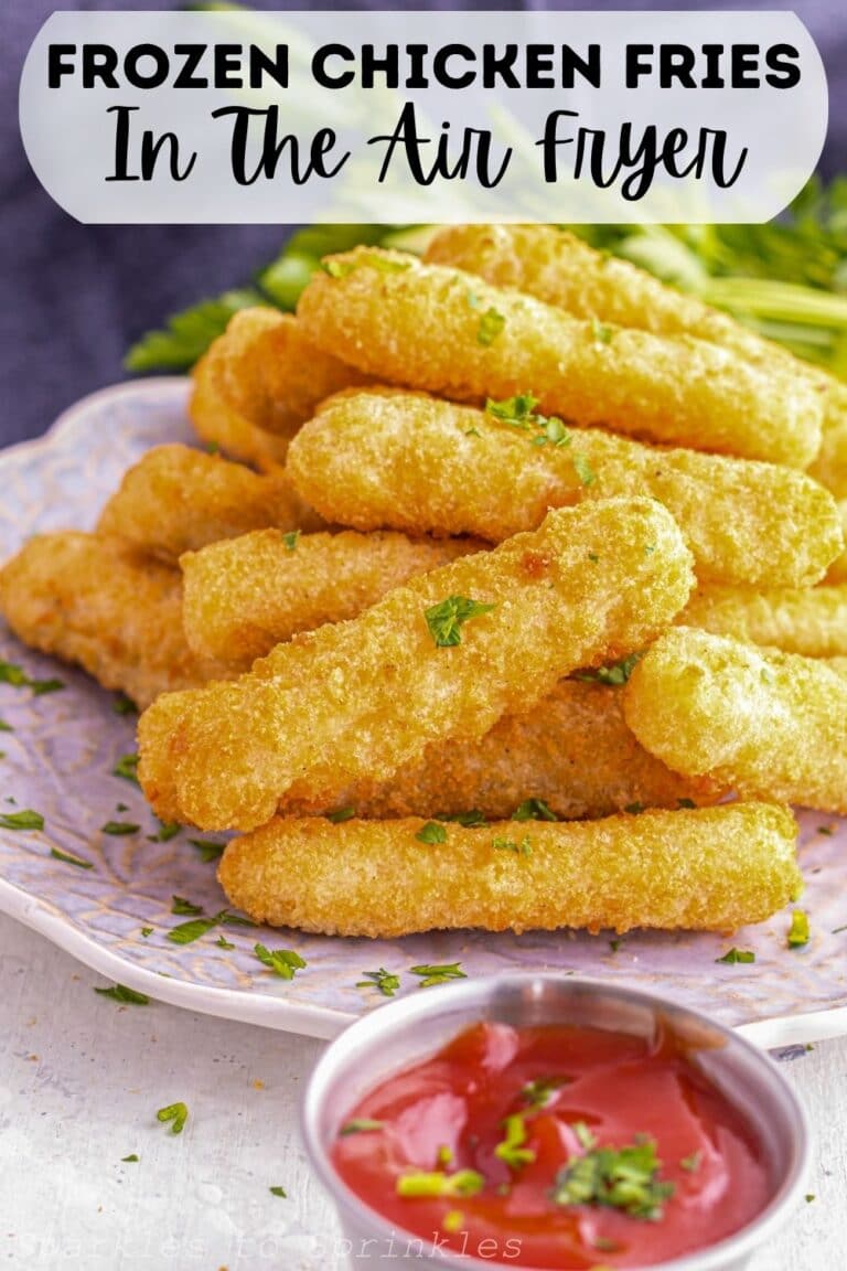 Frozen Chicken Fries In The Air Fryer Sparkles to Sprinkles