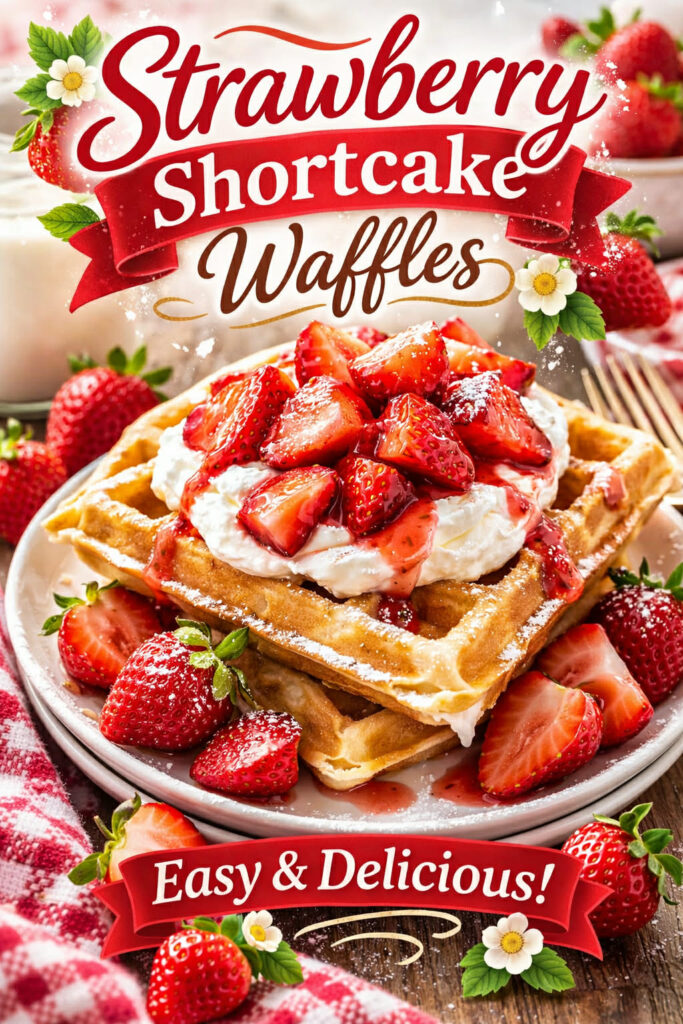 strawberry shortcake waffles pin new 1